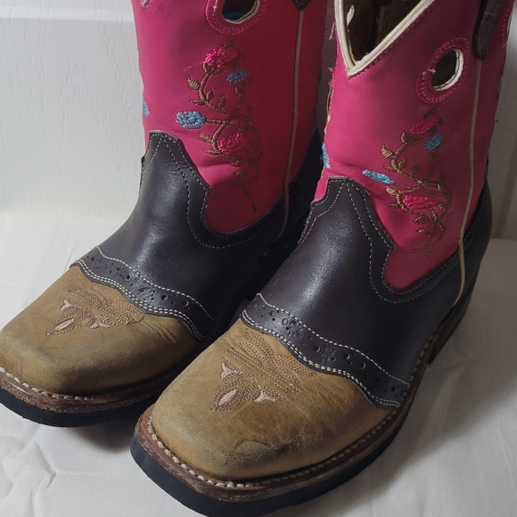 ❤ GIRL  BOOTS SIZE 13.5 100 % LEATHER - Picture 4 of 10